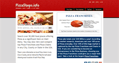 Desktop Screenshot of pizzashops.info